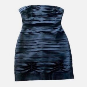 BCBG Max Azria Black Strapless Mini Dress Size 4 BLACK LABEL